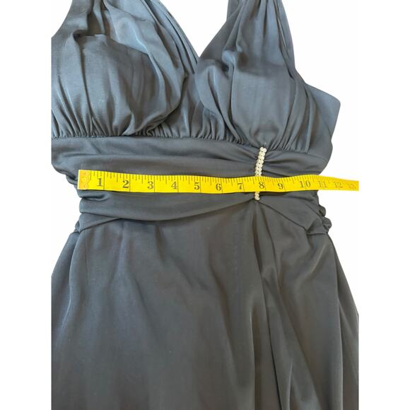 Betsy and Adam Black Gown - Size 10 - Picture 8 of 15